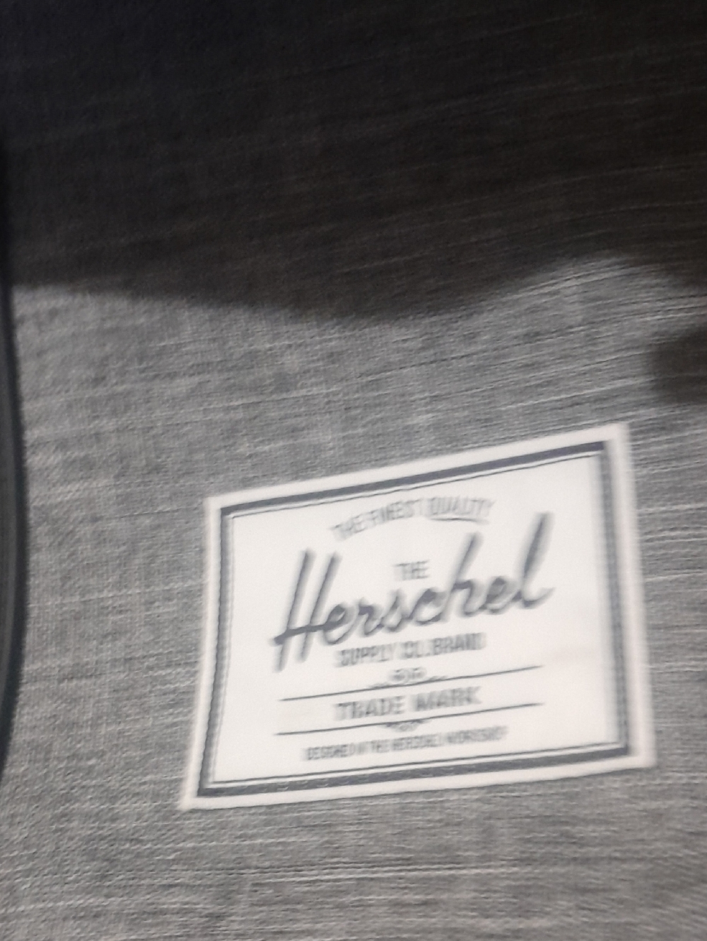 Herschel Supply Company Grey Roll-Top Backpack with Black Strap Accents - Picture 6 of 10